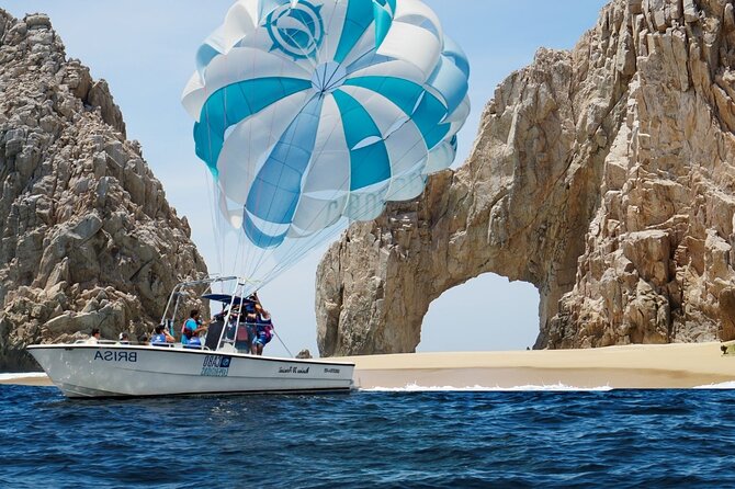 Parasailing Los Cabos Adventure - The harness and safety briefing