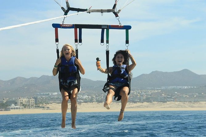 Parasailing Los Cabos Adventure - Flying above the Arch and Land’s End