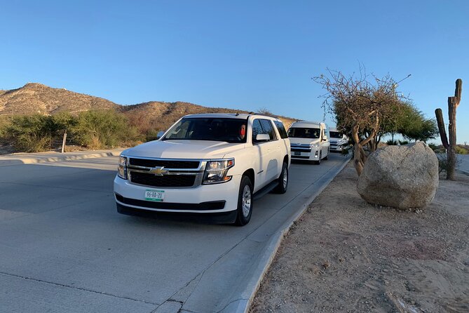 Private All Inclusive Cabo San Lucas Roundtrip Airport Transfer - The vehicle, comfort, and safety details