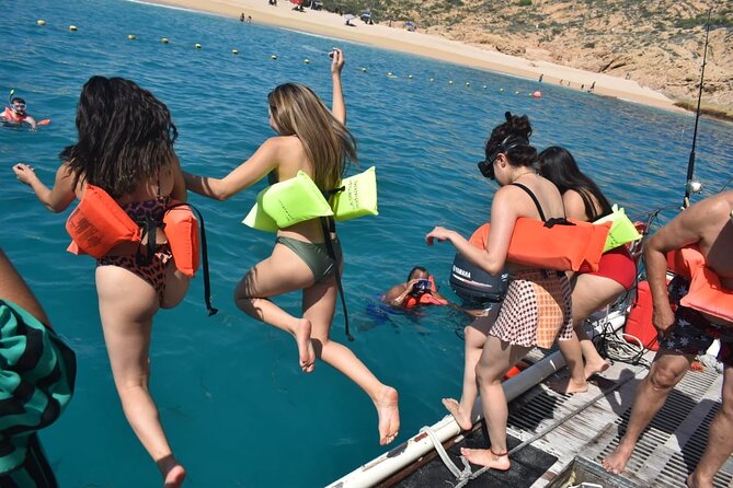 Private Catamaran Snorkeling Cruise in Los Cabos - Rock formations, Lovers Beach, and the sea lion colony