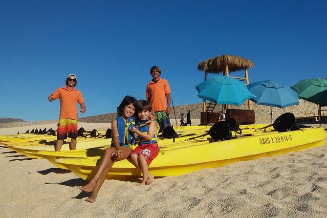Private Glass bottom Kayak and snorkel at two Bays - Chileno Bay: the main snorkeling stop