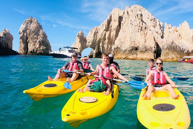 Private Los Cabos Arch and Playa del Amor Tour by Glass Bottom Kayak - What the $125 price gets you