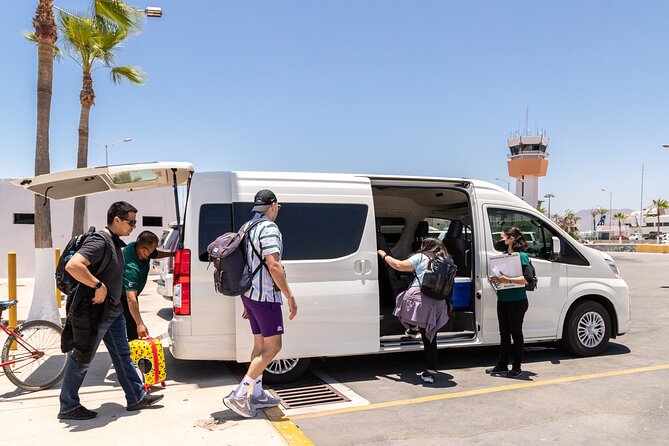 Private VAN Round-Trip from Airport to Cabo San Lucas Pacific - Optional shopping stop and child-seat costs