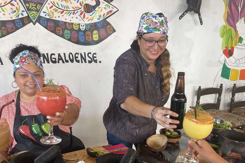 San José town : Cooking class,mexican Empanadas y antojitos - Tasting flavored margaritas and homemade spirits