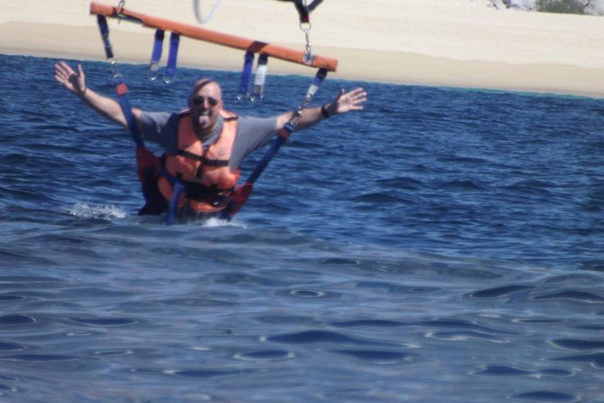 Single or Double Parasailing in Cabo with Views of The Arch - Photos, phones, and the view you will remember