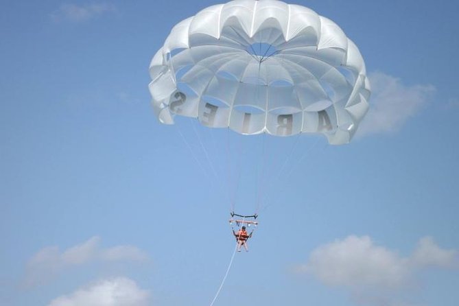 Single or Double Parasailing in Cabo with Views of The Arch - Getting ready for a solo or tandem flight