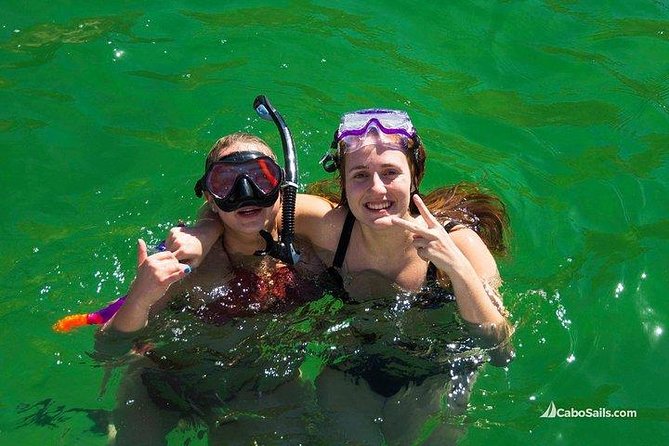 Snorkeling in Cabo San Lucas on 35' Sea Amore Trimaran - The crew and the feel of the service