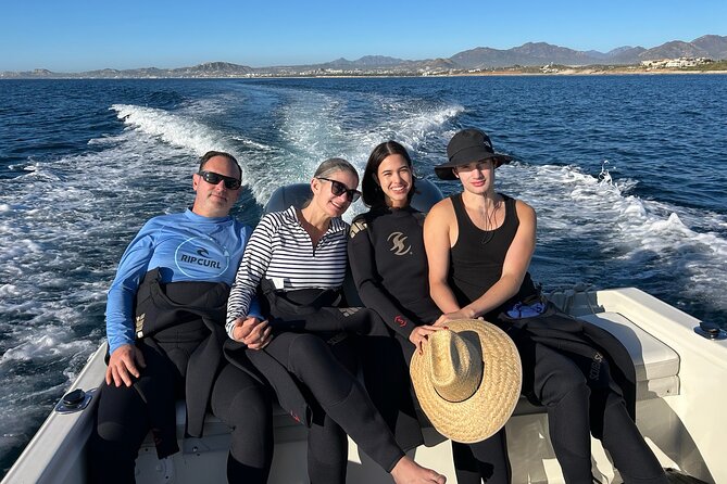 Snorkeling in San Jose del Cabo - Fran and Roberto set the tone