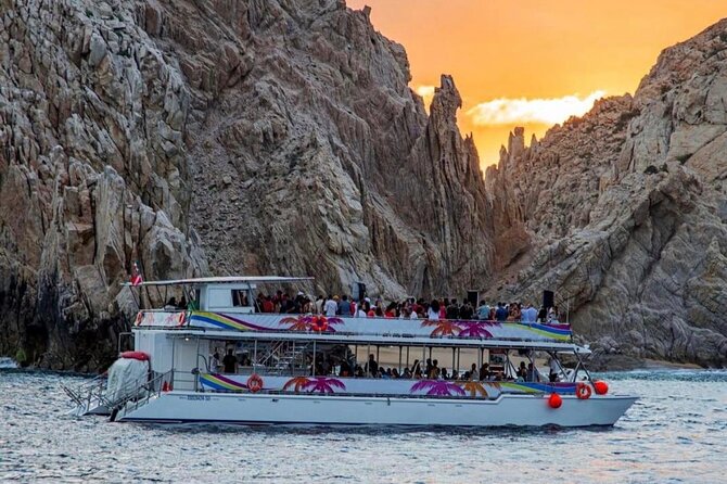 Sunset Dinner Cruise with Tequila & tacos - An upper deck for views, a lower level for comfort