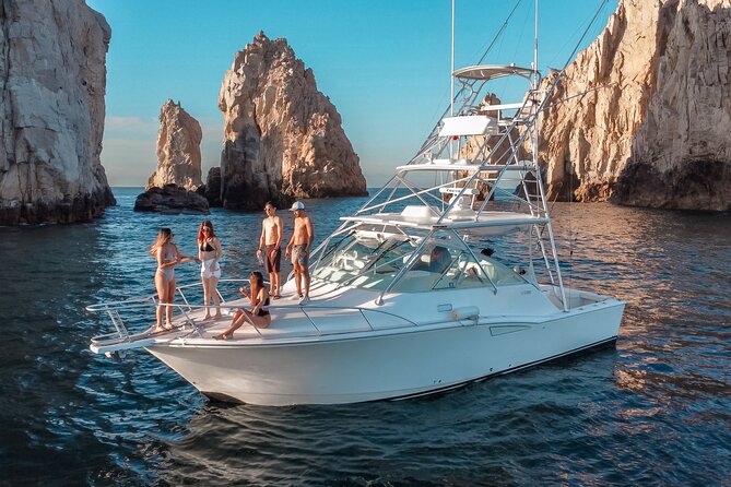 The Finest Private Yacht Experience in Cabo - El Arco and Land’s End photo stop