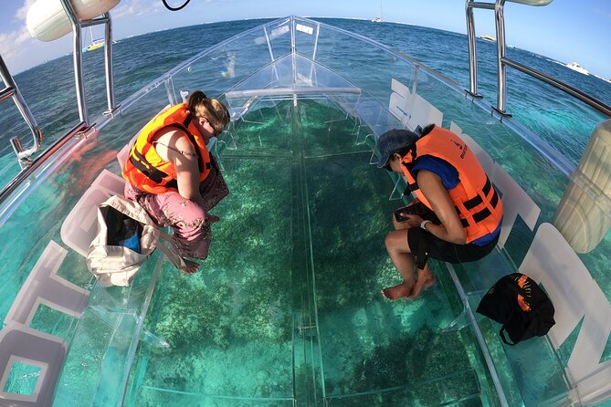 Tour to Arch in the only Clear Boat in Cabo Cruise Hotel PICKUP! - A clear view of Cabo’s most famous rock