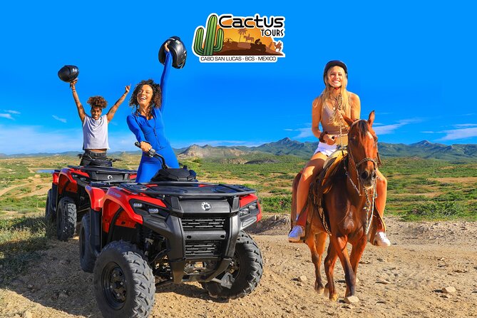 UTV, Free Horseback Ride, and Sky Bike Adventure Combo - Migriño Beach brings sand, cliffs, and sea views