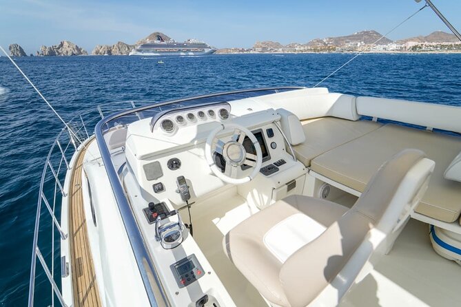 Yacht Azimut for rent in Cabo San Lucas - A private boat day built around Cabo’s best views