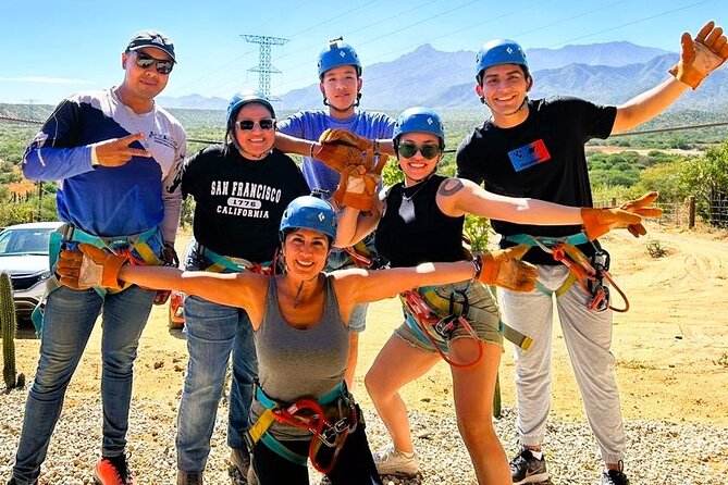 Zipline Adventure from Caduaño - A Baja zipline course in a natural oasis
