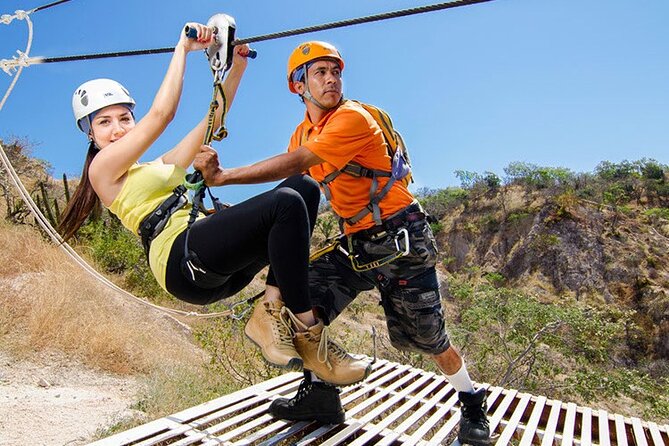 Zipline & Rappel Adventure in Cabo - The Uphill Walk Is Part of the Adventure