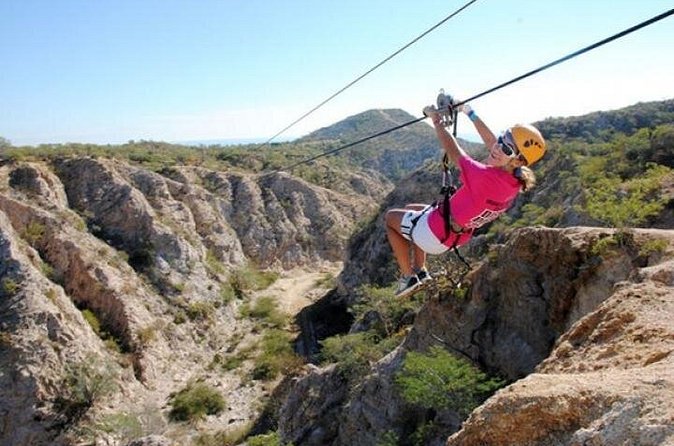 Ziplines and Rappelling at Costa Azul - Rappelling, the bridge, and the Tarzan swing